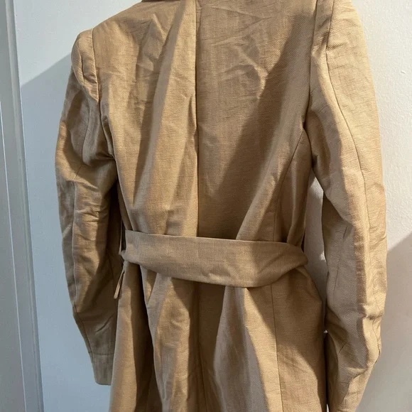 Valentina Shah Camel -Beige Blazer / Jacket Size 4 - Picture 6 of 11